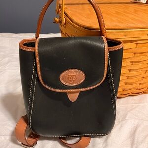 Dooney&Bourke Donegal vintage leather backpack.